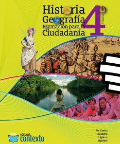 Tapa HIstoria, Geografía y Formación para la Ciudadanía 4º año