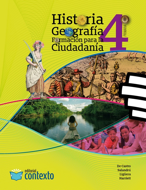Tapa HIstoria, Geografía y Formación para la Ciudadanía 4º año